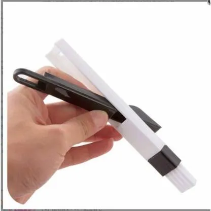 0850 5 in 1 Multi-Function Plastic Window Slot Keyboard Wardrobe Dust Removal Cleaning Brush(Set of 2 pcs )