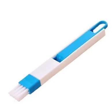 0850 5 in 1 Multi-Function Plastic Window Slot Keyboard Wardrobe Dust Removal Cleaning Brush(Set of 2 pcs )
