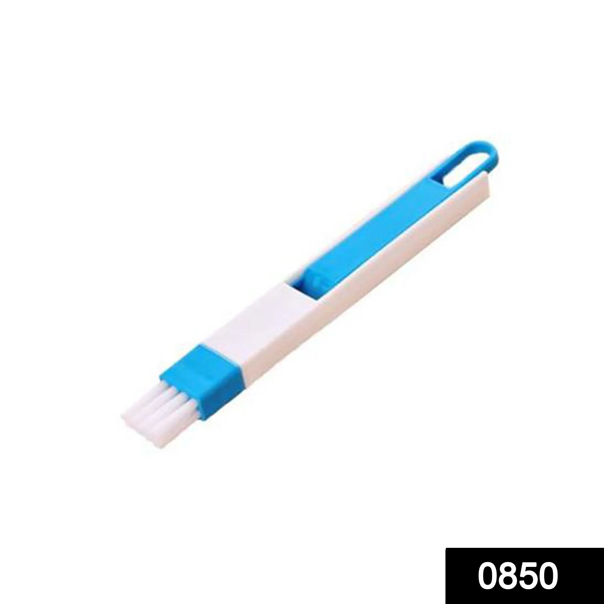 0850 5 in 1 Multi-Function Plastic Window Slot Keyboard Wardrobe Dust Removal Cleaning Brush(Set of 2 pcs )