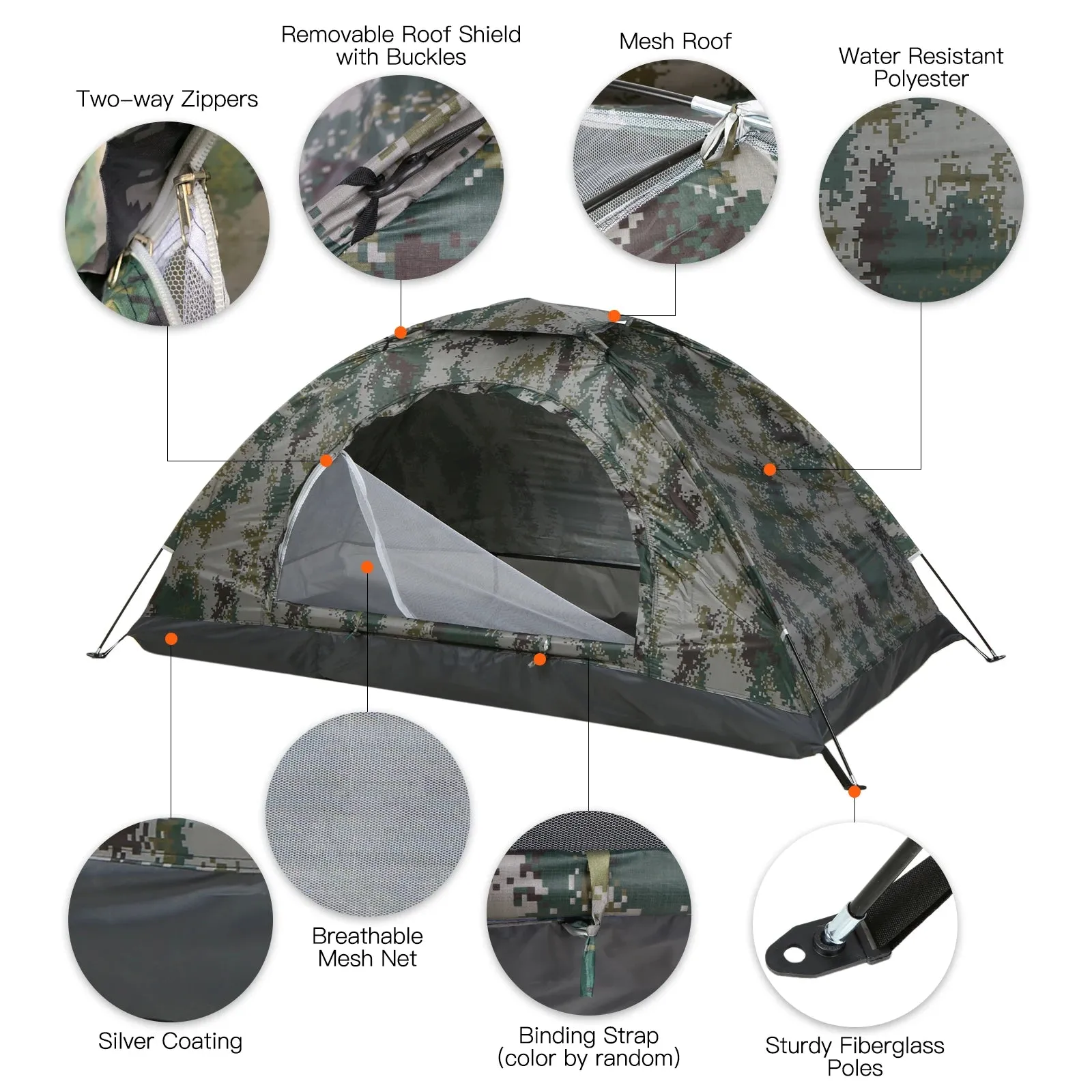 1-2 Person Ultralight Camping Tent