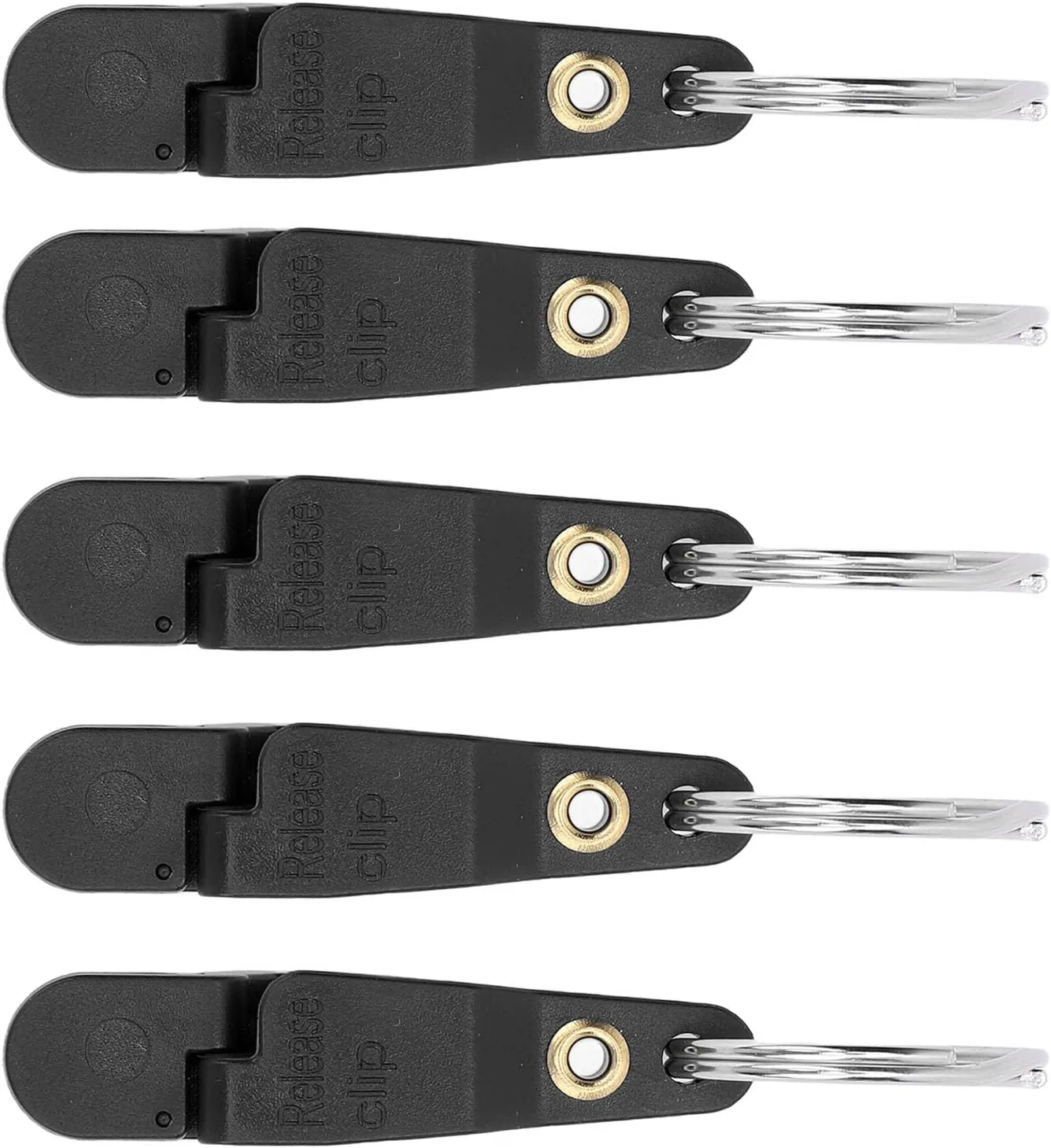10Pcs Heavy Tension Snap Release Clips Fishing Trolling Padded Release Clips with Key for Planer Board Kite