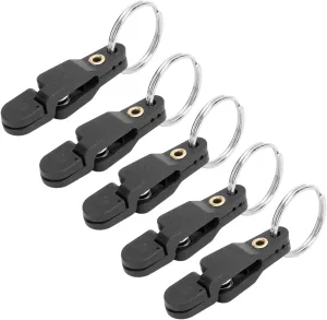 10Pcs Heavy Tension Snap Release Clips Fishing Trolling Padded Release Clips with Key for Planer Board Kite