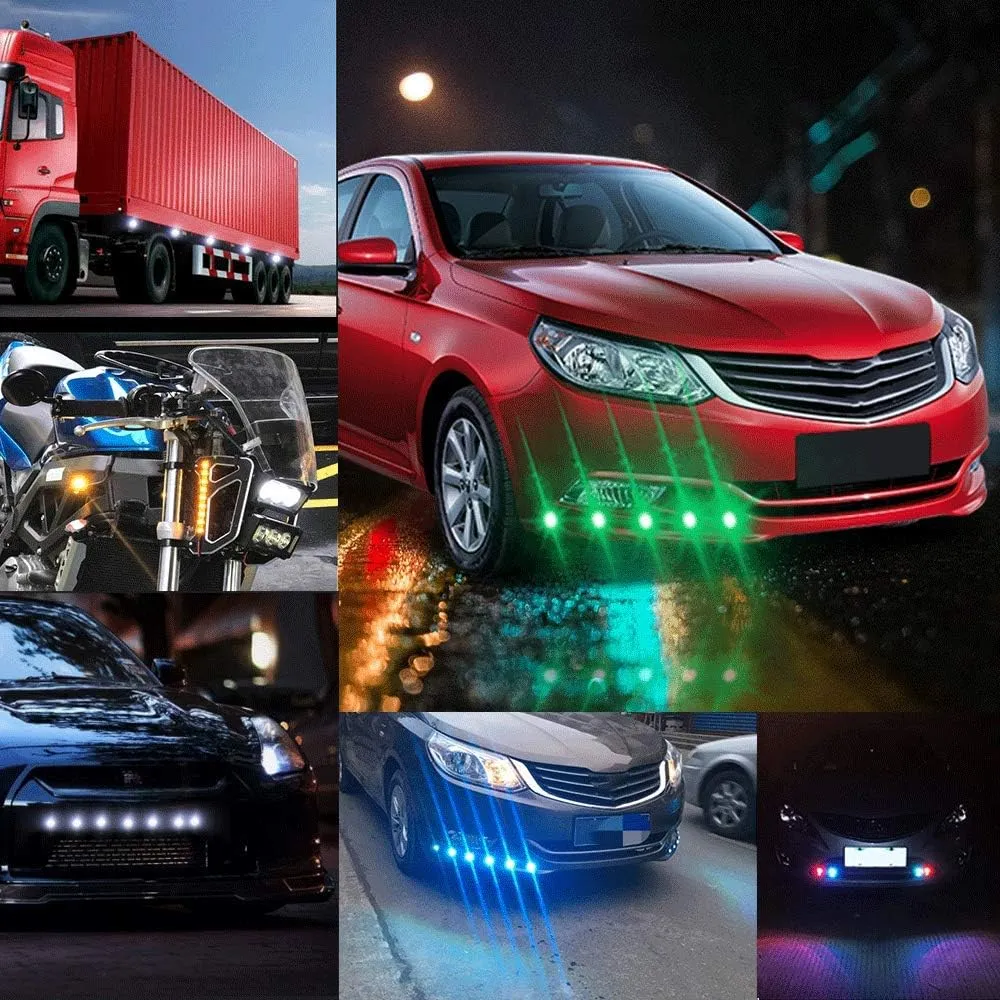 18mm Eagle Eye Led Lights High Power 9W Green Daytime Running Light Car Motorcycle DRL Car Accessories Marker Light Fog Lamp Backup Marker Light(10pcs)