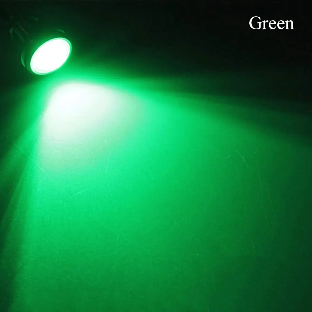 18mm Eagle Eye Led Lights High Power 9W Green Daytime Running Light Car Motorcycle DRL Car Accessories Marker Light Fog Lamp Backup Marker Light(10pcs)