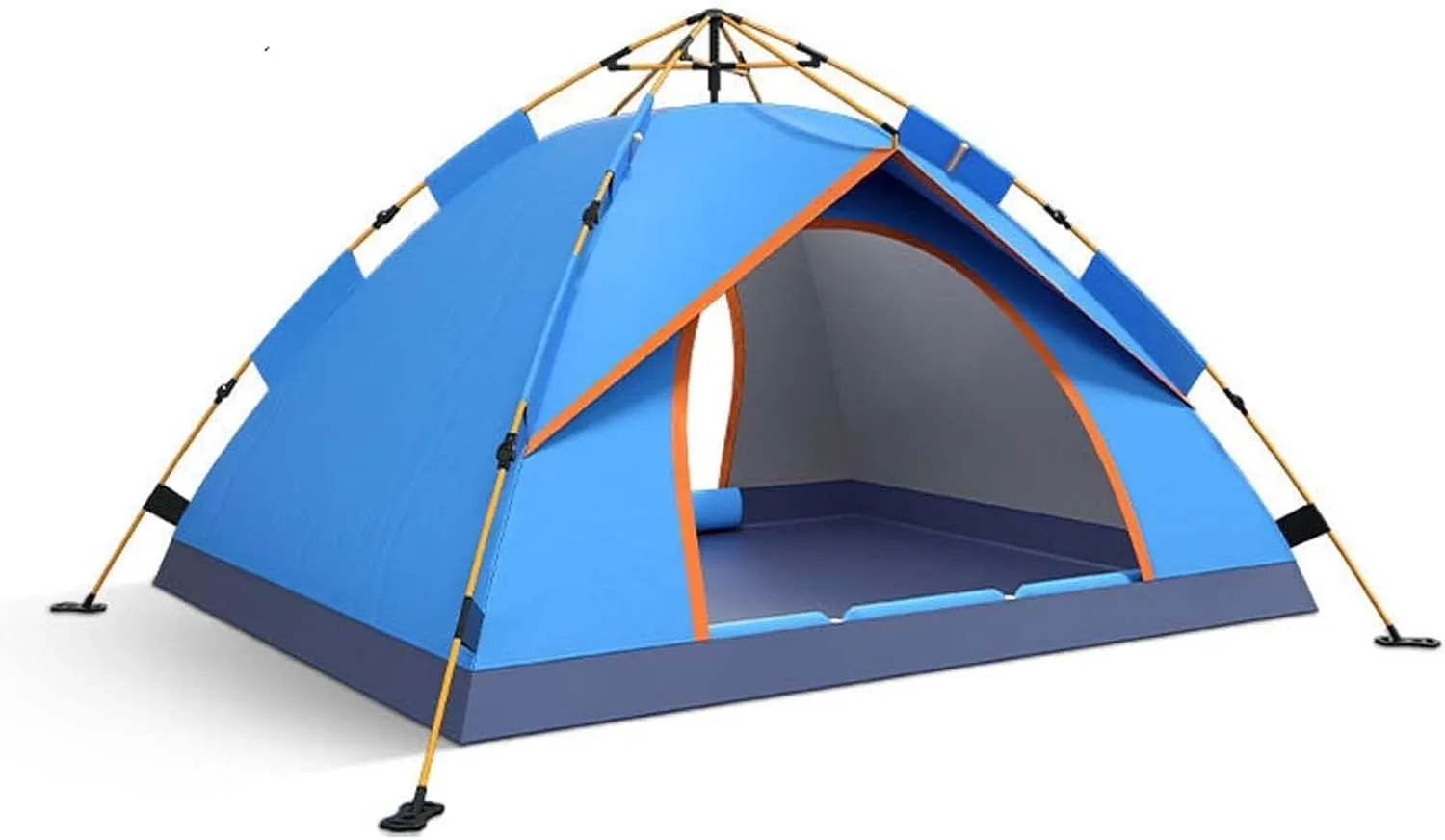 2-3 Person Instant Pop Up Camping Tent, Waterproof & Windproof, Lightweight Portable Tent for Family, Hiking, Backpacking, Beach, Easy Setup, Ultralight Outdoor Tent, 79x59x51 Inch