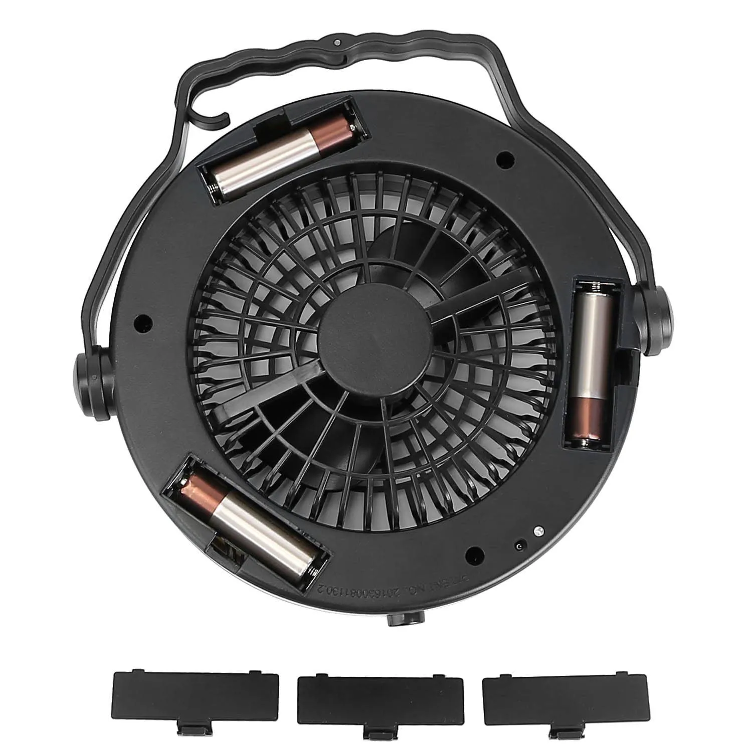 2-in-1 Outdoor Battery/USB Operated Portable Camping LED Fan