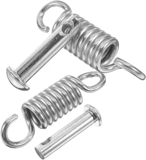 2 Sets Heavy Duty Swing Hanger with Swivel Hooks Extension Springs Sturdy Suspension Hardware for Hammock Chairs Porches Gym Compact Lightweight Design for Use