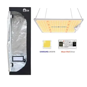 2 x 2 The Living Room Grow Tent with SF1000 LED