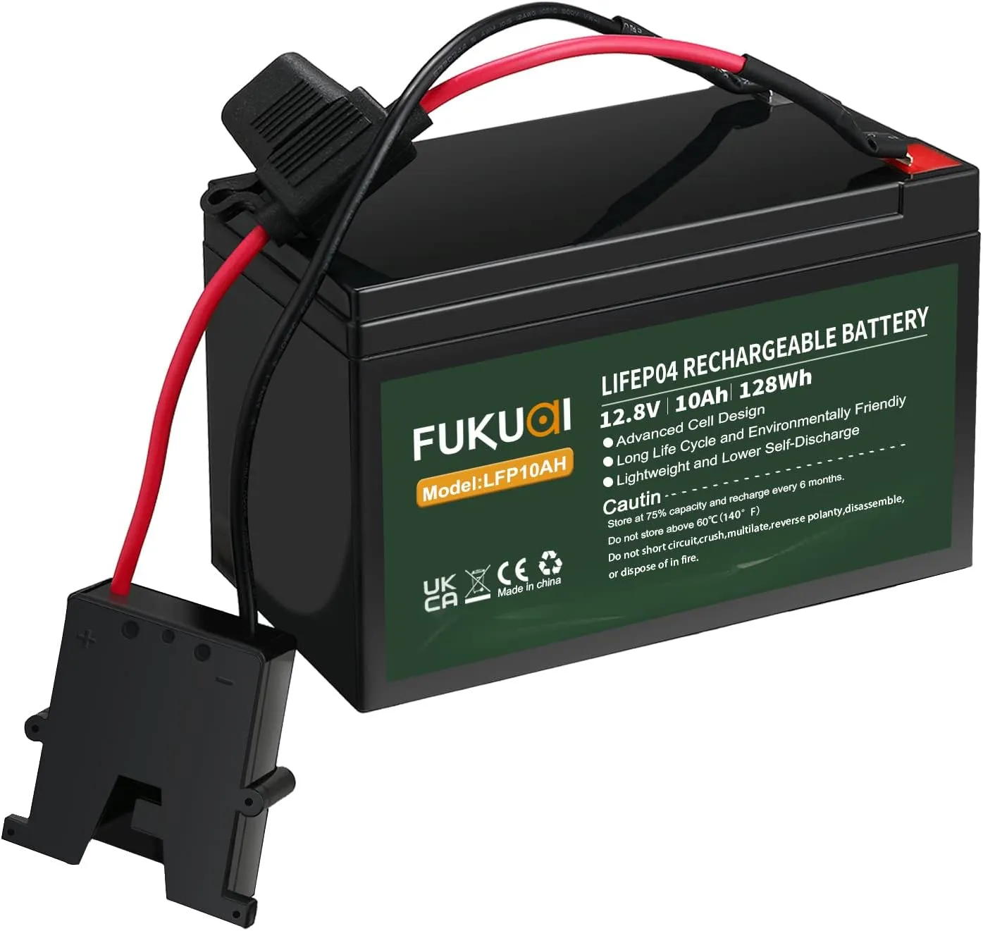 2000 Cycles Replacement Battery Compatible with Fisher-Price Power Wheels 12-Volt Battery, 12.8V 10Ah LiFePO4 Rechargeable Battery