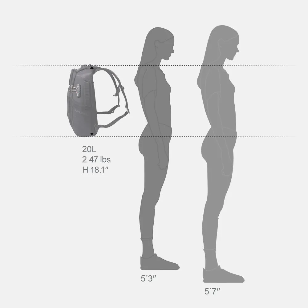 20L Lightweight City Backpack Zappy 1.0