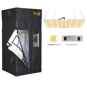 3 x 3 Gorilla Grow Tent with SF2000 LED or SF1000