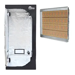 3 x 3 The Living Room Grow Tent with TSW2000 LED