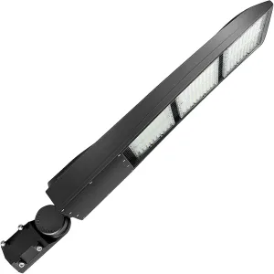 300W LED Parking Lot Light 42000LM 4000K LED Shoebox Area Light 0-10V Dimmable Commercial Outdoor Street Light IP65 20KV Surge Protection AC100-277V UL&DLC Listed(Slip Fitter Mount,450W-120V-5000K)
