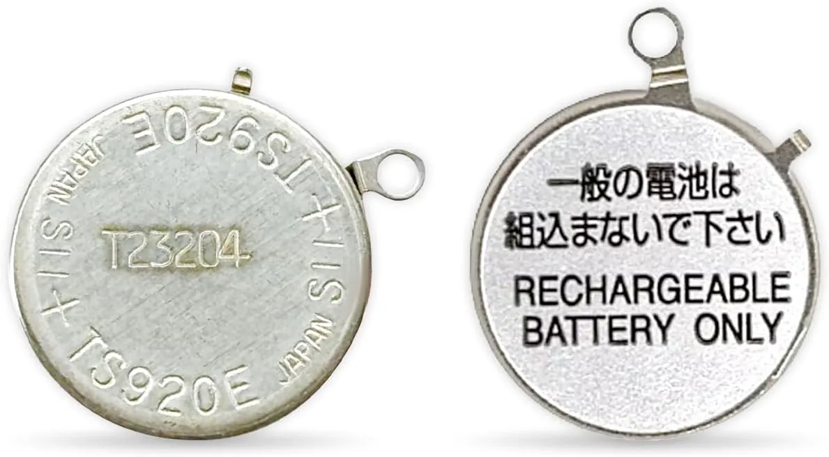3023.24Y Battery, TS920E Replacement Battery Compatible with Seiko Capacitor for Seiko fit Caliber VS32 V142 V145 V157 V158 V14J 3023.24Y