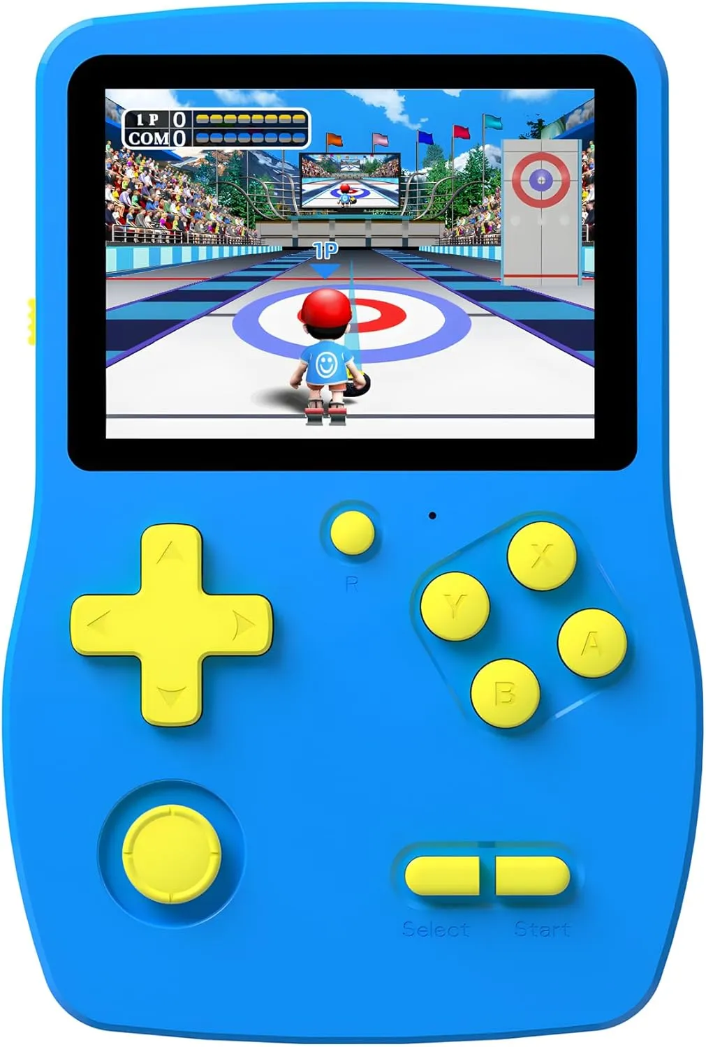 32 Bit Handheld Games for Kids,3.0'' IPS Screen and Built in 139 Video Games,Rechargeable Portable Electronic Gaming System Toys for Ages 4-14,Boys Girls Xmas Birthday Gift (Blue)
