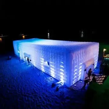 33ft Inflatable LED White Advertising Tent