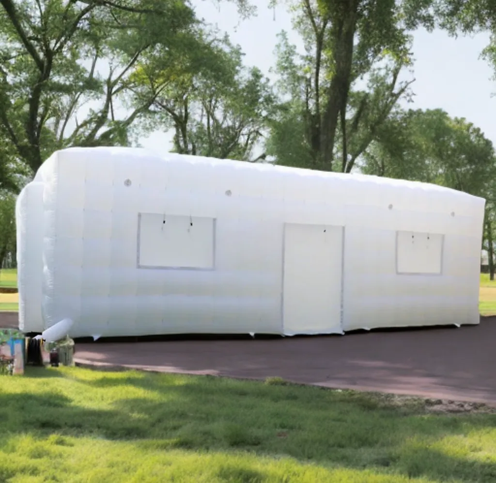 33ft Inflatable LED White Advertising Tent