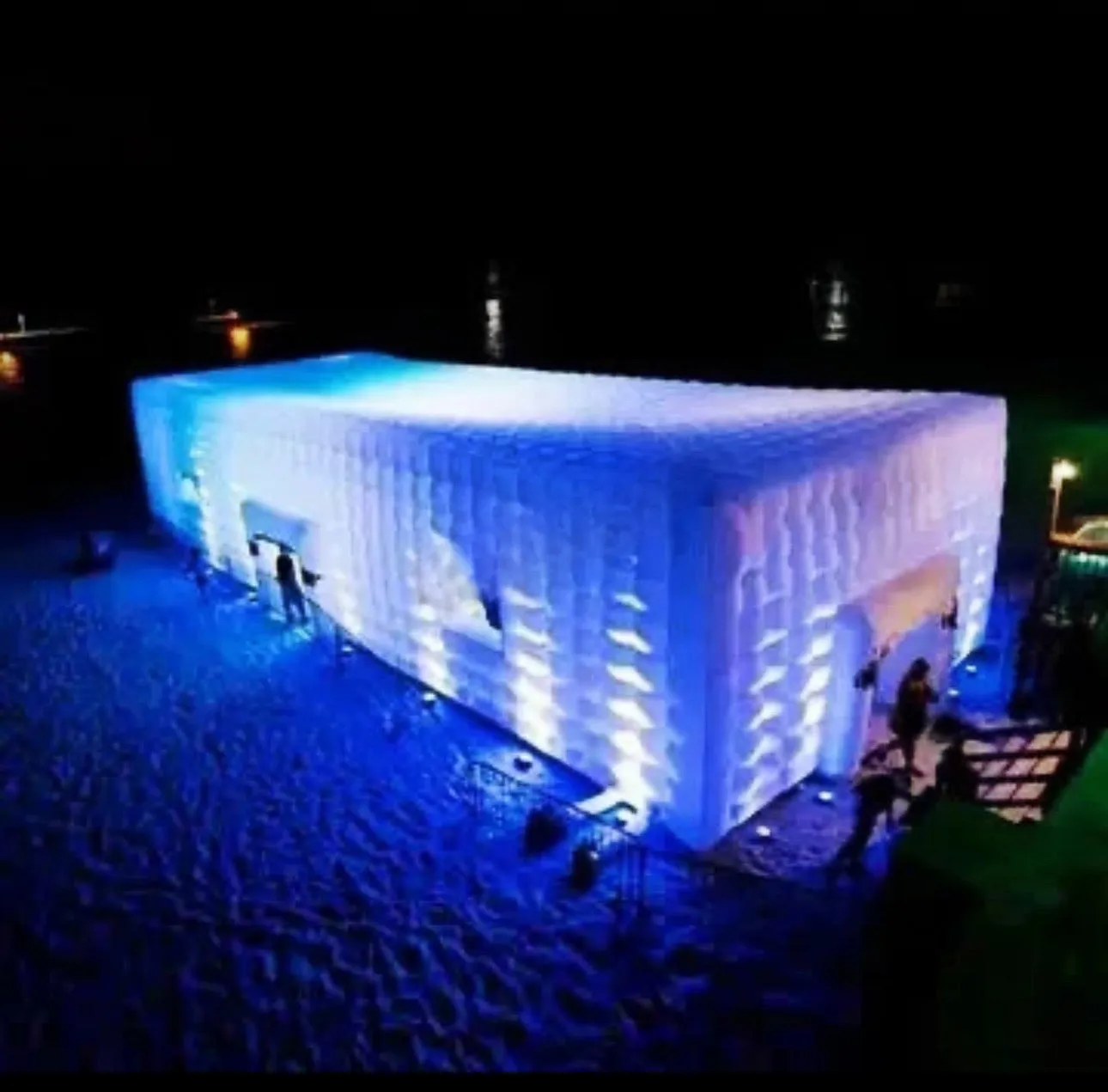33ft Inflatable LED White Advertising Tent
