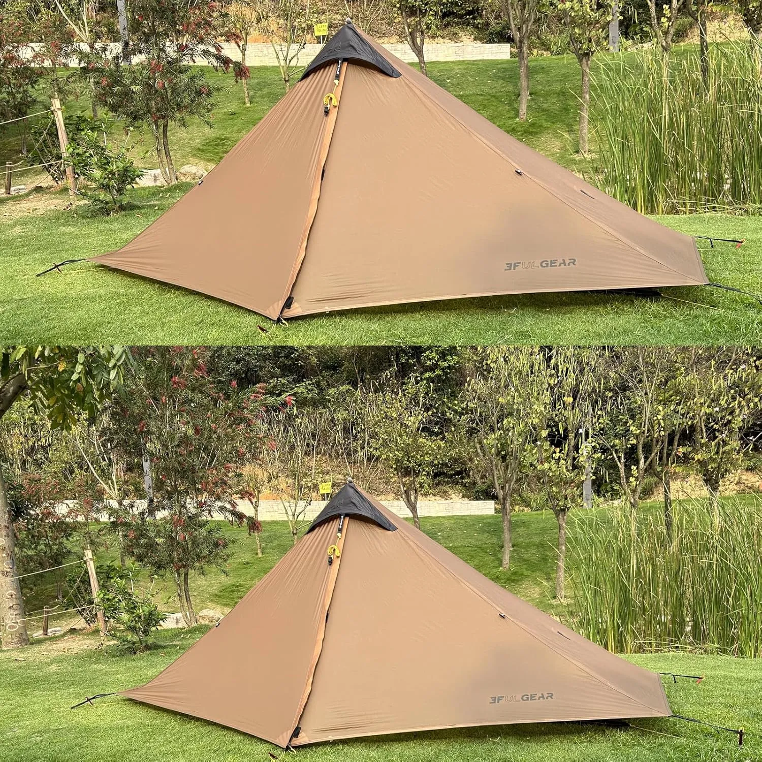 3F UL Gear Lanshan Ultralight Tent Waterproof Professional Hiking Tent 1 Person 2 Person Tents