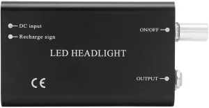 3W LED Head Light Lamp headlight for Surgical Loupes Glasses Clip-on Type Black by EAST'