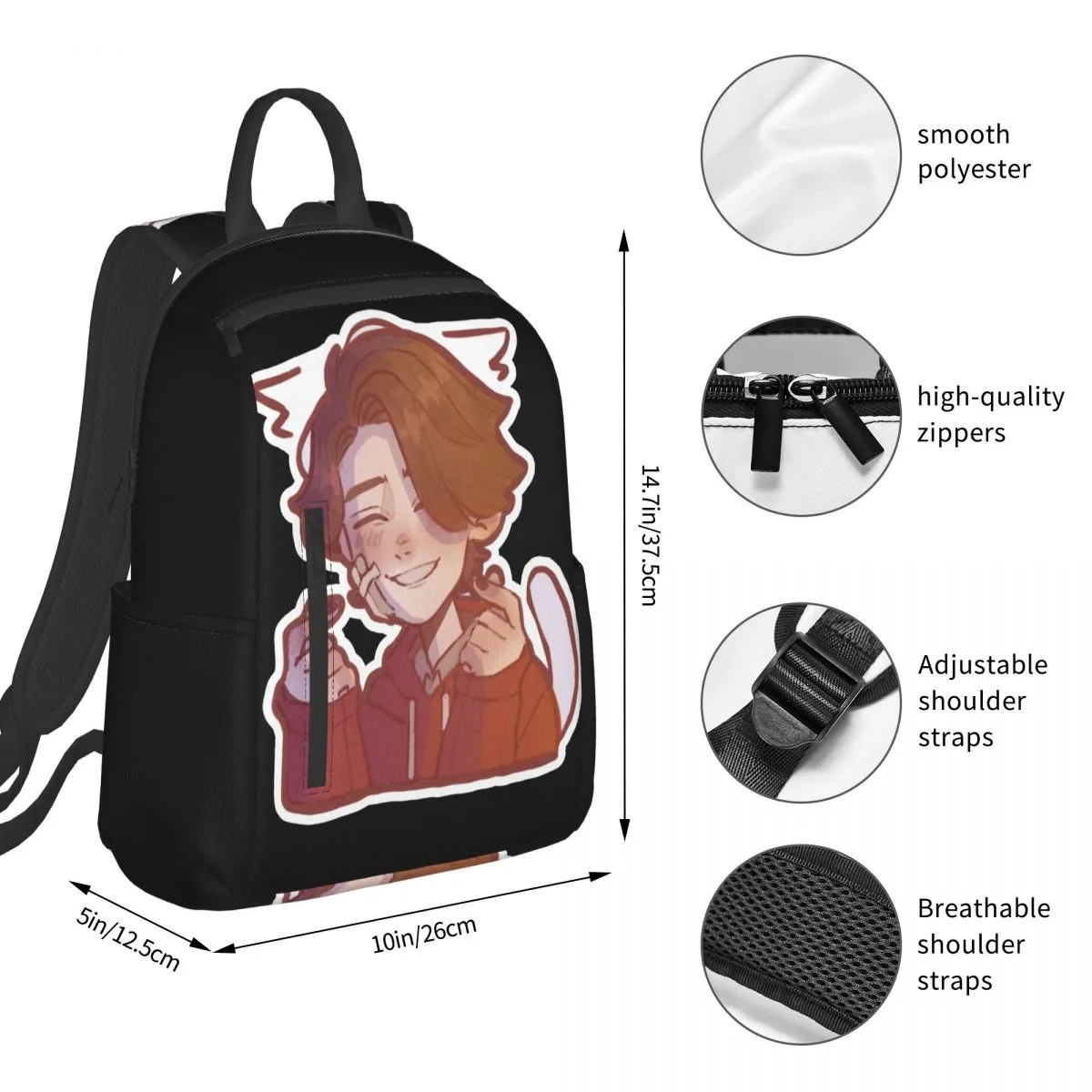 418044832 Lightweight Client-approved Compact Backpack