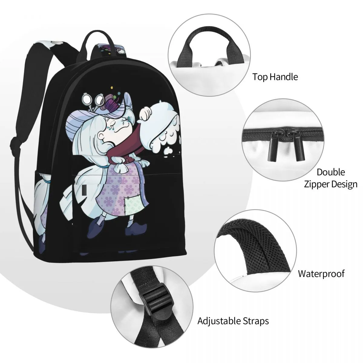 418080553 *00% satisfaction Lightweight Backpack