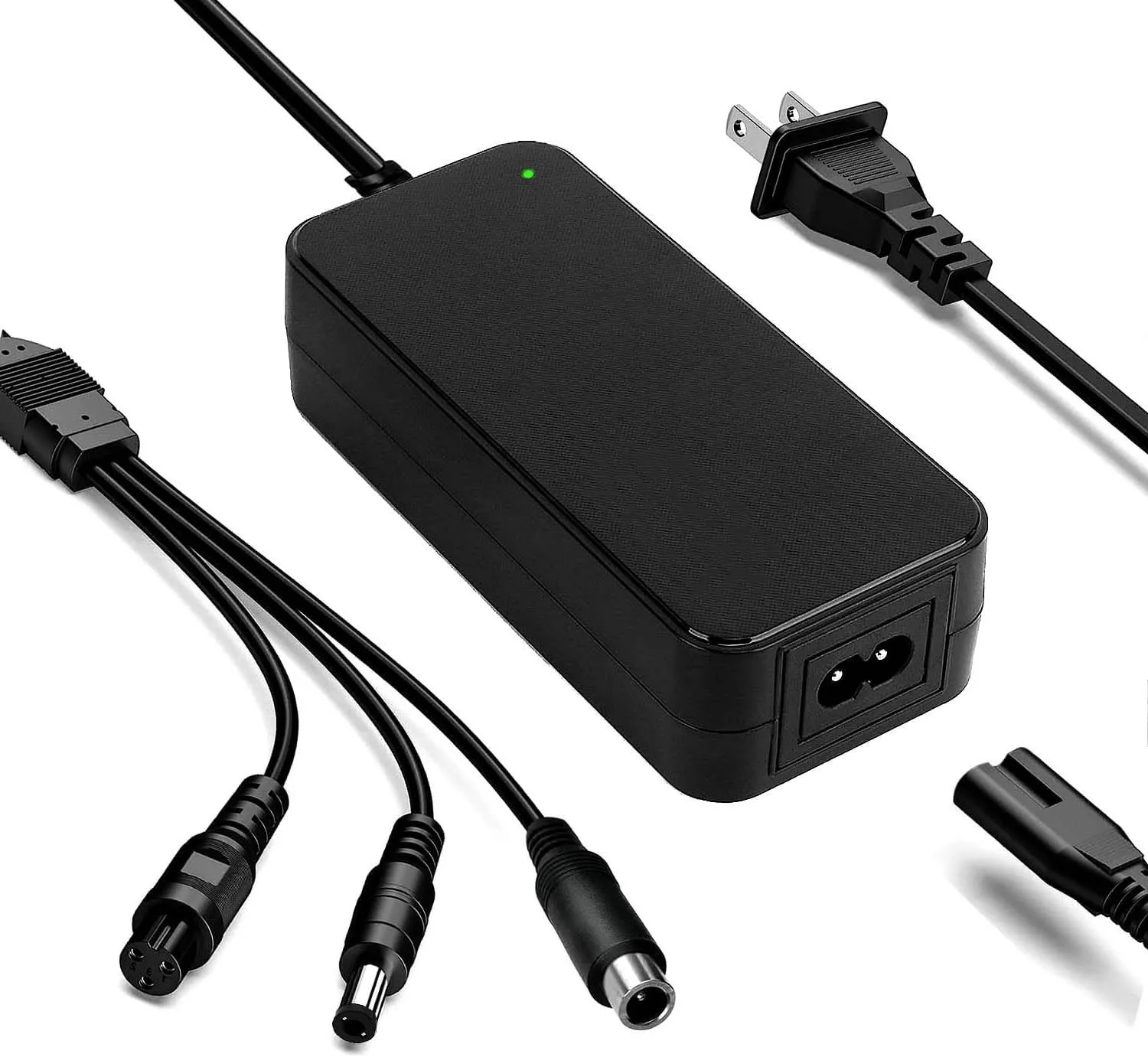 42V 2A Replacement Charger for 36V Electric Scooter Lithium Battery, 3 in 1 Scooter Charger for Gotrax, Jetson, Swagtron, Brid, Segway, Xiaomi, Razor, Sisigad
