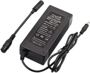 42V Power Charger 42 Volt DC 1-Prong with 3 Prong Inline Converter 42 v Capacity 36vdc 7.5ah 44V 36V compatiable with Glare Wheel Kugoo Swagtron Gotrax Jetson Hiboy aovopro caroma