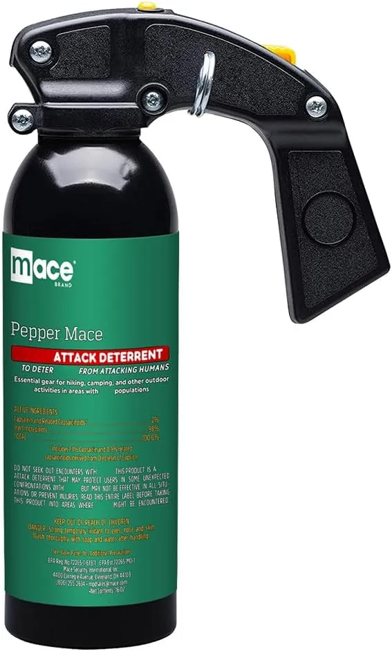 470ml Pepper Spray, Range 30ft, for Security Protection - Travel, Camping, Outdoor Activities