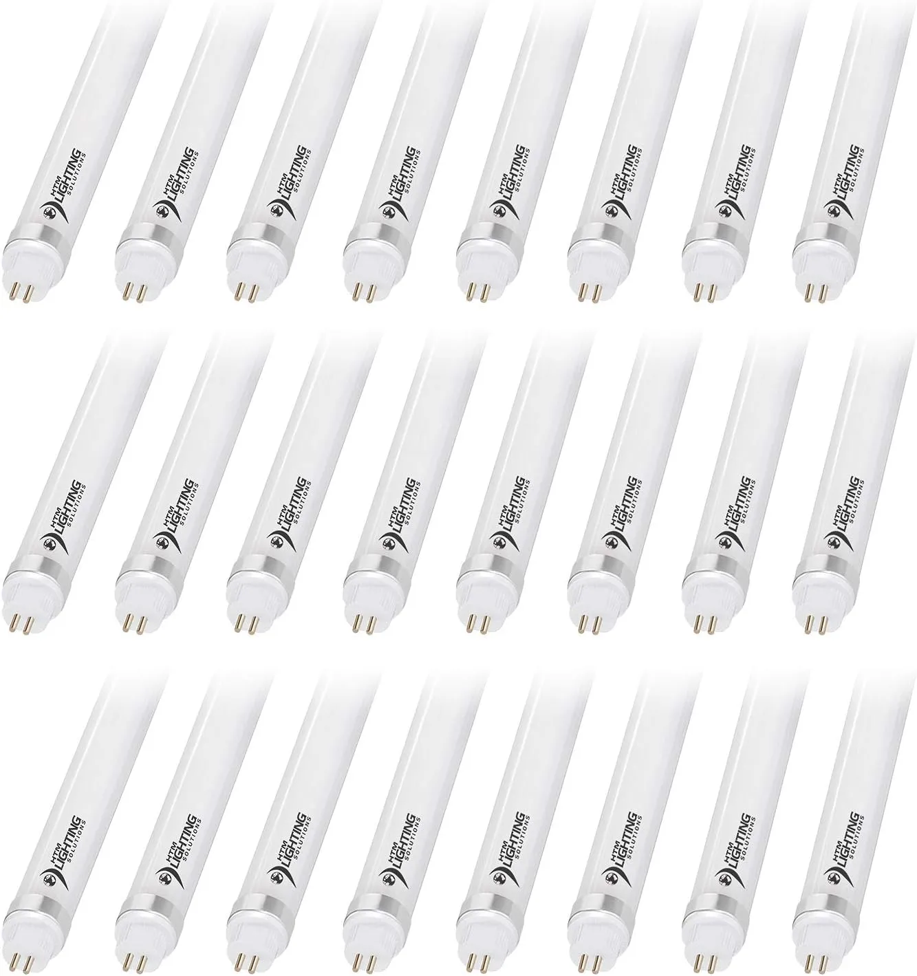 4ft 24W T5 High Output LED Tube Light, 45.75", F54T5 Equal, 5000K (Cool White), Frosted Lens, 3500 lm, G5 Mini Base, 100-277V, Ballast Bypass, Dual-End Powered, LED Shop Light, UL-Listed (24-Pack)