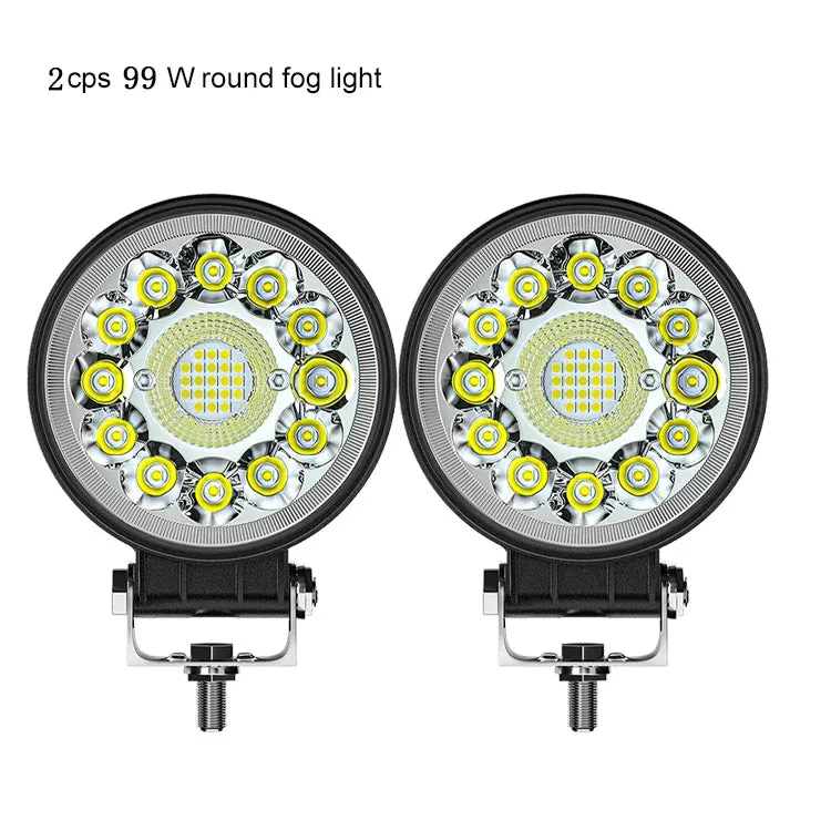 4" 123W LED Bar - Off-Road 4X4 Spotlight, 12V 24V, IP68 Waterproof, 6000K, for Jeep, Truck, Car, Tractor, SUV, ATV, LED Headlights