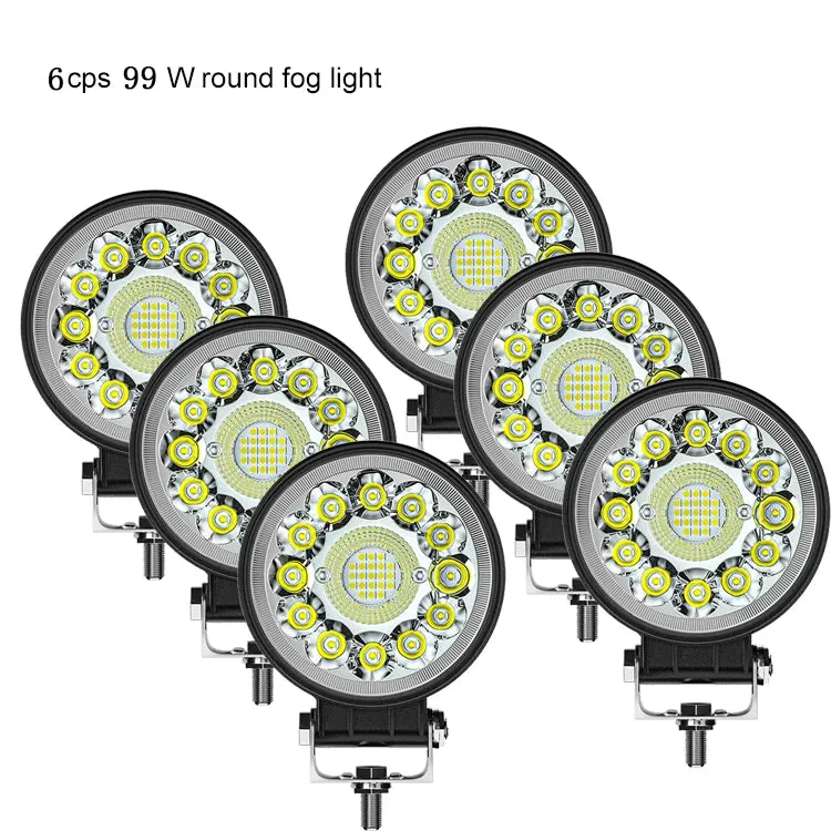 4" 123W LED Bar - Off-Road 4X4 Spotlight, 12V 24V, IP68 Waterproof, 6000K, for Jeep, Truck, Car, Tractor, SUV, ATV, LED Headlights