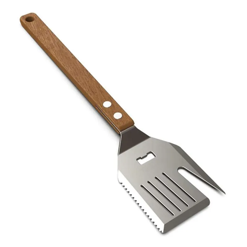 5 in 1 BBQ Spatula Grill Tool Multifunction Cooking Utensil Outdoor Accessories