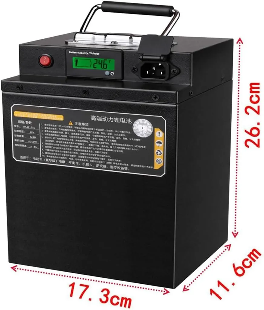 60 Volts Lithium Iron Phosphate Battery 60V 15Ah 17Ah 22Ah 28Ah Lithium Battery for 250W 750W 1200W 1500W 1680W Moped Motorcycle Tricycle Motors,60v17ah