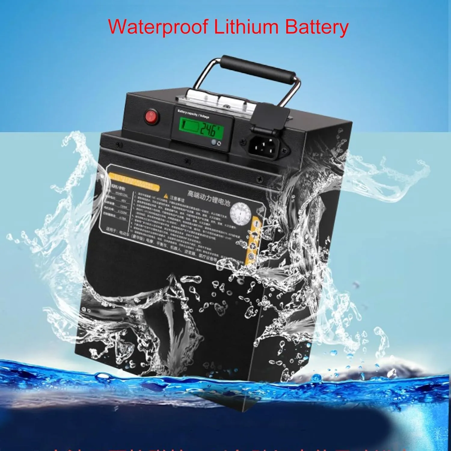 60 Volts Lithium Iron Phosphate Battery 60V 15Ah 17Ah 22Ah 28Ah Lithium Battery for 250W 750W 1200W 1500W 1680W Moped Motorcycle Tricycle Motors,60v17ah