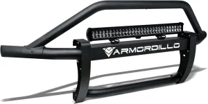 642167819134 Compatible with 2019-2022 Dodge Ram 1500 New Body Style Steel Pre-Runner Bumper Grille Guard with 32" 60x CREE LED Fog Light Bar - Matte Black