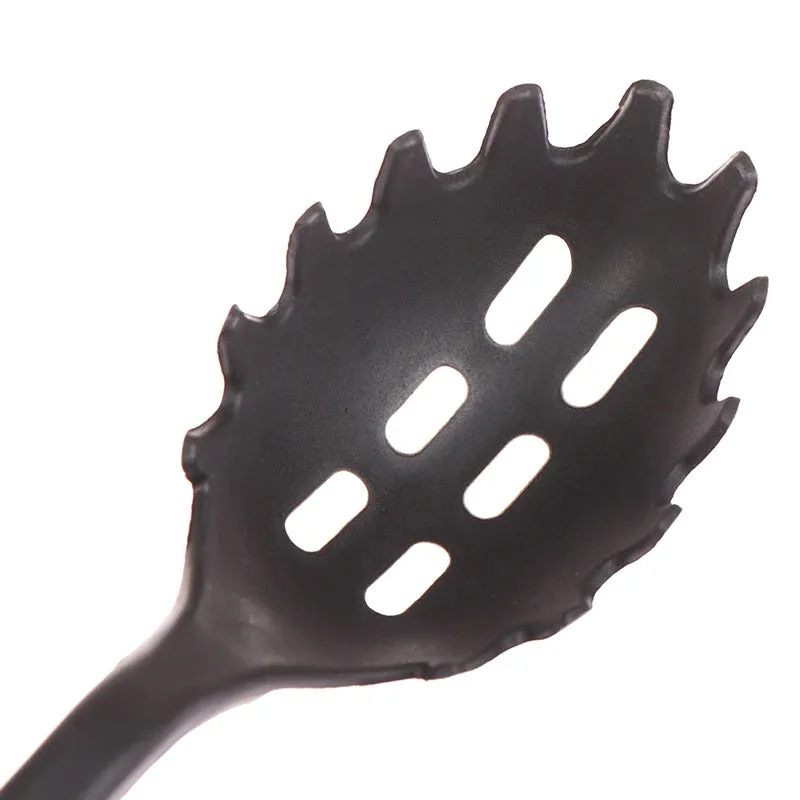 6Pcs Nylon Multifunction Black Shovel Spoon Soup Ladle Spatula Set Non-Stick Kitchenware Cooking Tools
