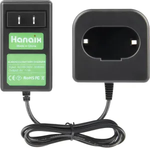 6V Charger 900200 for Paslode 900476 902667 404717 B20544E BCPAS-404717 Ni-CD/Ni-MH Battery 404400 900400 900420 900600 901000 902000(Not for Li-ion Battery)