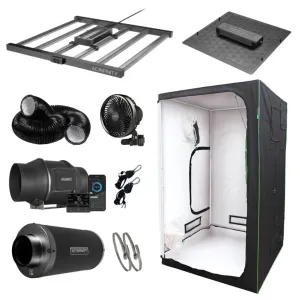 AC Infinity x LightHouse White Grow Tent Kit 1.2m x 1.2m