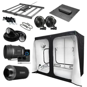 AC Infinity x LightHouse White Grow Tent Kit 1.2m x 2.4m