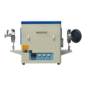 Across STF1200.150 1-Zone Split Tube Furnace with Kanthal Sweden Elements, 150 mm OD Tubes, 208-240V, 50/60Hz, 1200°C Maximum Working Temperature, 24" Width, 18" Length, 24" Height