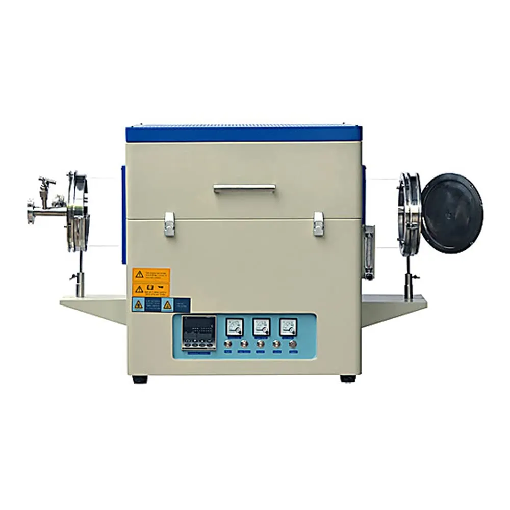 Across STF1200.150 1-Zone Split Tube Furnace with Kanthal Sweden Elements, 150 mm OD Tubes, 208-240V, 50/60Hz, 1200°C Maximum Working Temperature, 24" Width, 18" Length, 24" Height