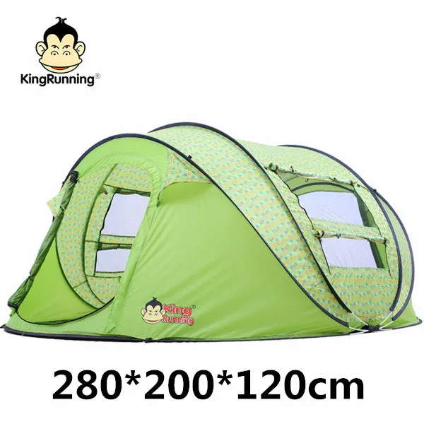 Affordable delivery fees Tents Windproof Family Tent throw Easy Tailored selection 280*200*120cm Super Auto Automatic carry Waterproof Large Camping Hiking UV-Proof Travel