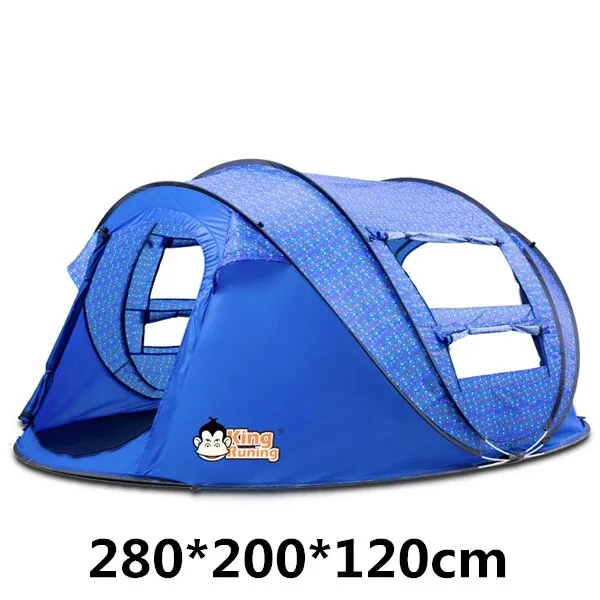 Affordable delivery fees Tents Windproof Family Tent throw Easy Tailored selection 280*200*120cm Super Auto Automatic carry Waterproof Large Camping Hiking UV-Proof Travel