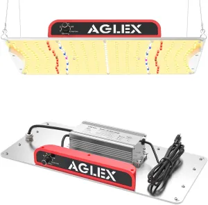 AGLEX K1000 LED Grow Light, 2024 Upgraded Grow Light with Daisy Chain & Dimmable, Full Spectrum Plant Grow Lights for Hydroponic Indoor Plants Seeding Veg Flower Growing Lamps 2x3 Grow Tent