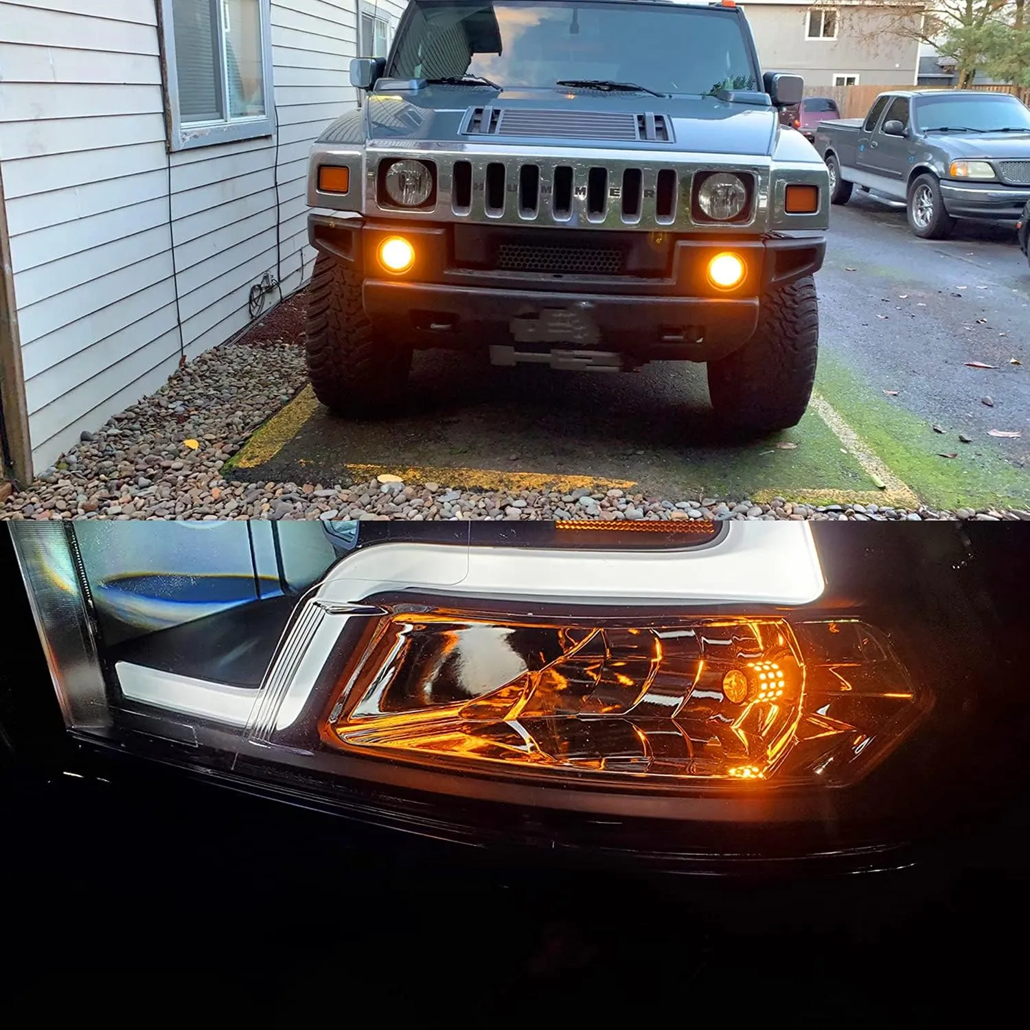Alla Lighting Newly Upgraded T25 Wedge 3156 3157 LED Bulbs, Amber Yellow Turn Signal Lights, 3457 4157-NAK 5702AK 360° Super Bright 3056 3757NAK Direction Blinker Lamps