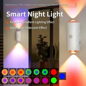 Ambient RGB Gradient Motion sensor LED Night Light