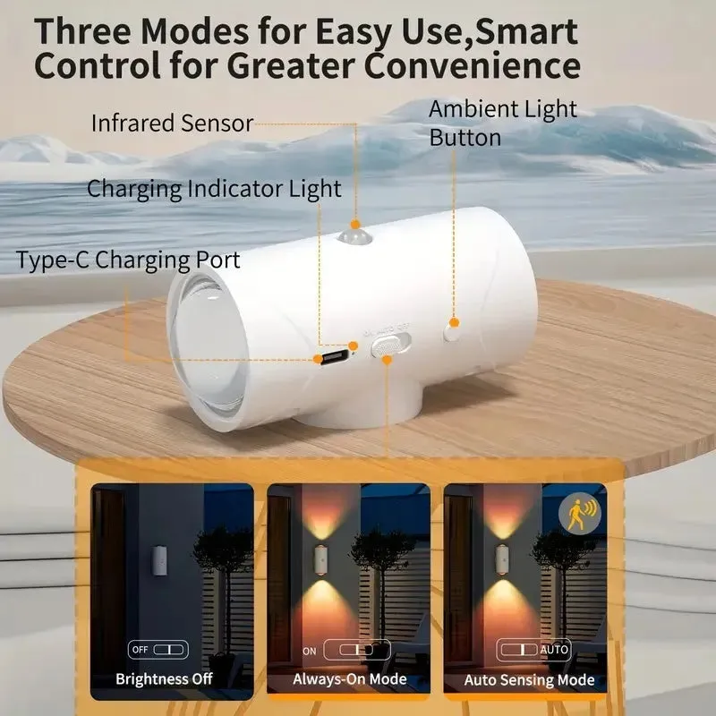 Ambient RGB Gradient Motion sensor LED Night Light