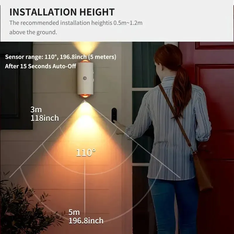 Ambient RGB Gradient Motion sensor LED Night Light