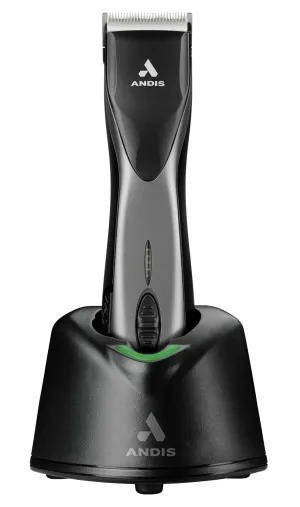Andis 79160 Supra ZR II Cordless Rechargeable Hair & Beard Trimmer, Detachable Blade Clipper, Lithium-Ion Powerful Battery, Black